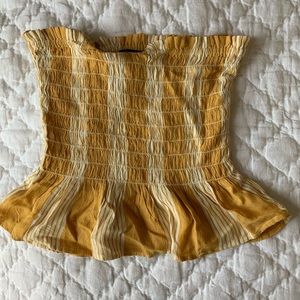 American Eagle Striped Tube Top